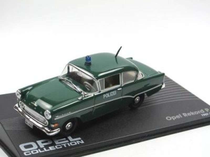 Opel Rekord P1 Polizei 1960 - skala 1:43