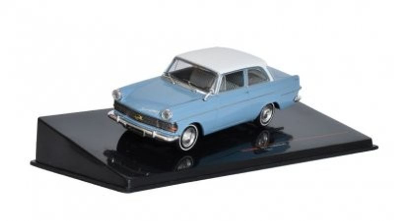 Opel Rekord P2 1961 blå - skala 1:43