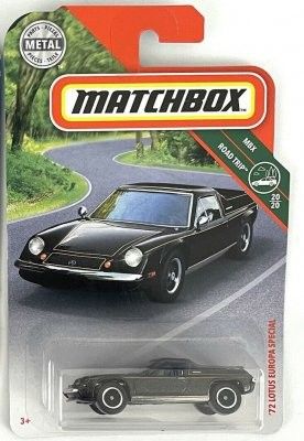 Lotus Europa Special 1972 svart - Matchbox 1:64