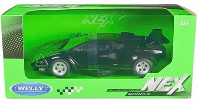 Lamborghini Countach LP-5000 svart- skala 1:24