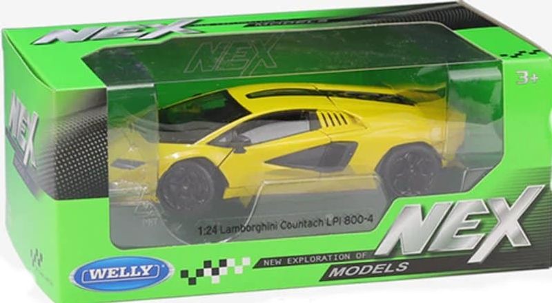Lamborghini Countach LPi 800-4 gul - skala 1:24
