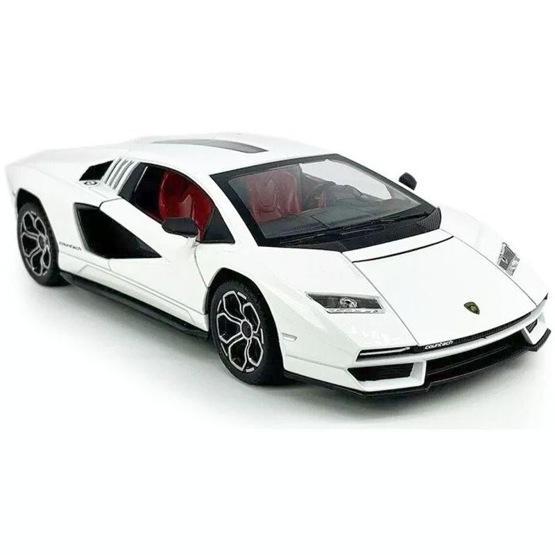 Lamborghini Countach LPI 800-4 vit - skala 1:38