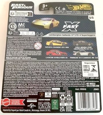 Porsche 911 Carrera RS 3.8 - Hot Wheels Fast & Furious 1:64