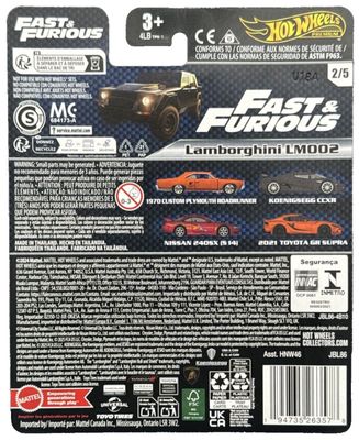 Lamborghini LM002 - Hot Wheels Fast & Furious 1:64