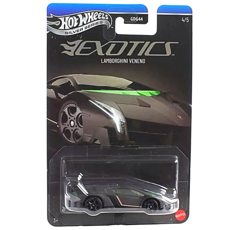 Lamborghini Veneno - Exotics Silver series Hot Wheels 1:64