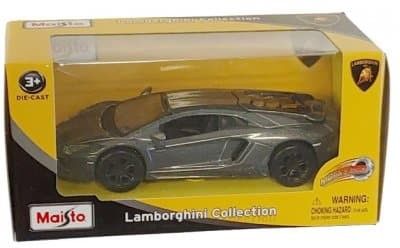 Lamborghini Aventador grå skala 1:43