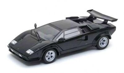 Lamborghini Countach LP-5000 svart- skala 1:24