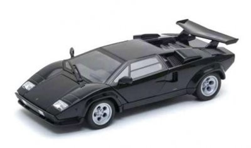 Lamborghini Countach LP-5000 svart- skala 1:24