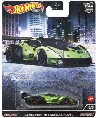 Lamborghini Essenza SCV12 grön/svart - Hot Wheels 1:64