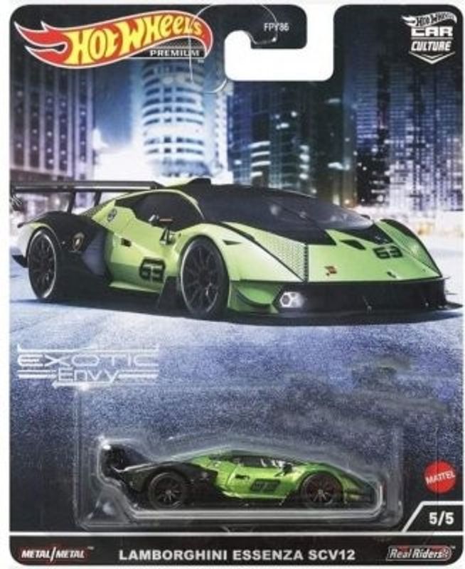 Lamborghini Essenza SCV12 grön/svart - Hot Wheels 1:64