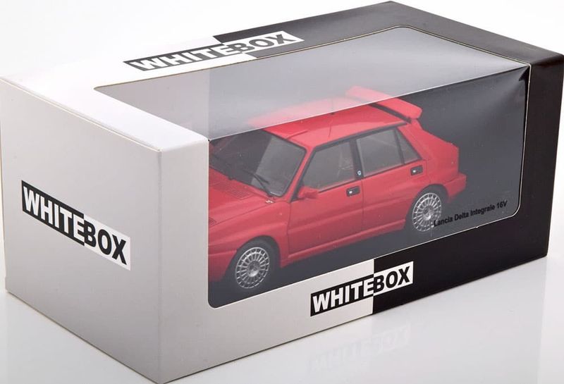Lancia Delta Integrale 16V 1989 röd - skala 1:24