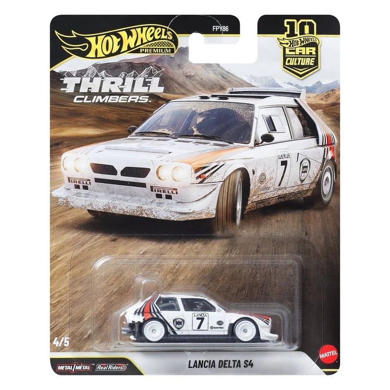 Lancia Delta S4 - Hot Wheels Thrill Climbers 1:64