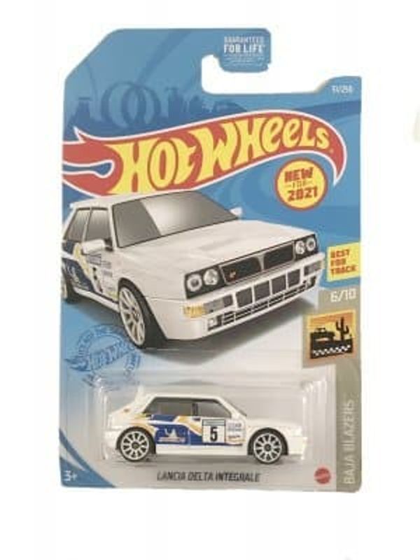 Lancia Delta Integrale vit - Hot Wheels 1:64