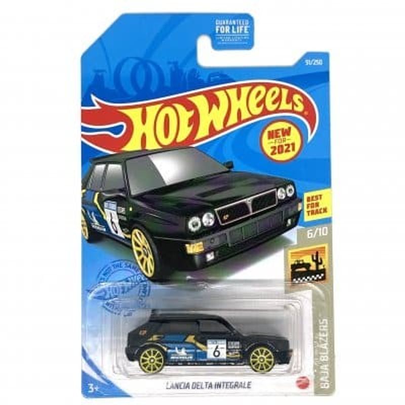 Lancia Delta Integrale svart - Hot Wheels 1:64.