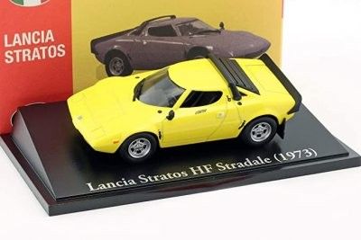 Lancia Stratos HF 1973 gul - skala 1:43