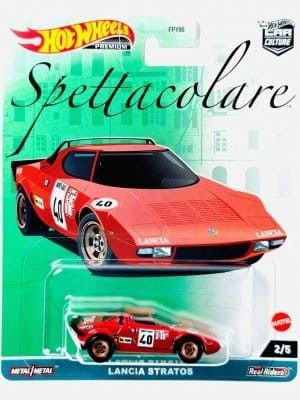 Lancia Stratos röd - Hot Wheels Car Culture 1:64