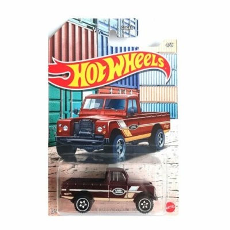 Land Rover serie 3 röd - Hot Wheels 1:64
