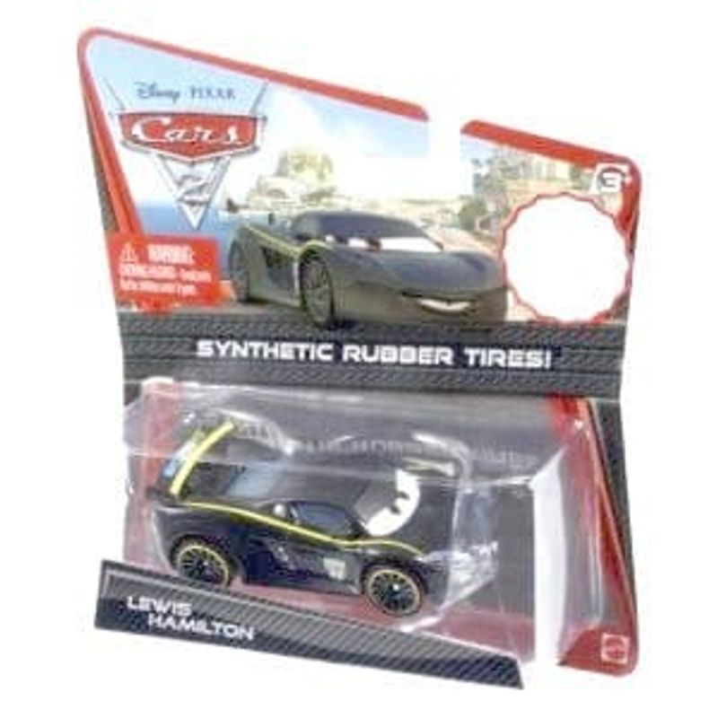 Lewis Hamilton nr 2 gummi däck - Cars 2