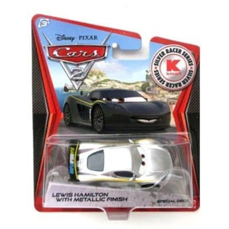 Lewis Hamilton nr 2 i silver metallic - Cars 2