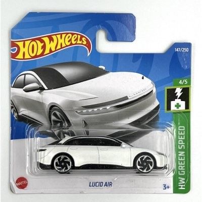 Lucid Air vit - Hot Wheels 1:64.