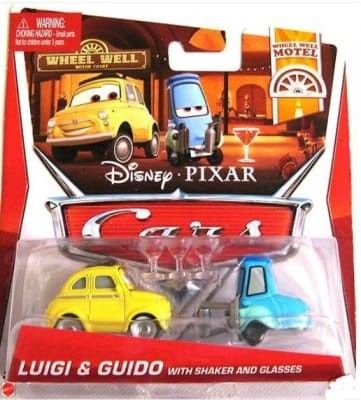 Luigi & Guido med glas 2013 - Cars 2