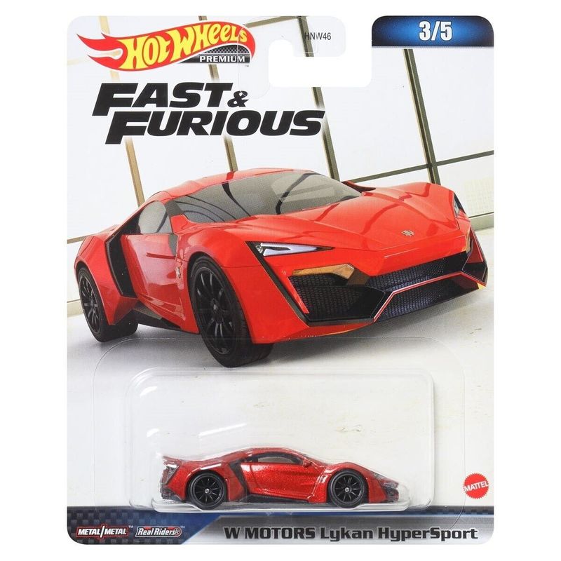 Lykan Hypersport röd Fast & Furious - Hot Wheels 1:64