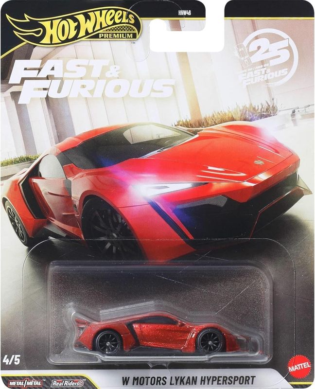 W Motors Lykan Hypersport Fast & Furious - Hot Wheels 1:64