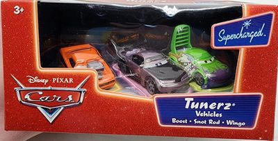Snot Rod, Boost, Wingo - serie 2 Disney cars