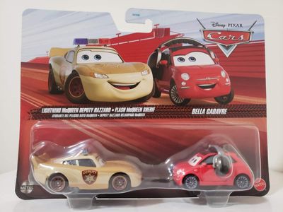 2-pack McQueen Deputy Hazard, Bella Cadavre - Road Trip / På väg