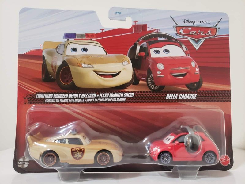 2-pack McQueen Deputy Hazard, Bella Cadavre - Road Trip / På väg
