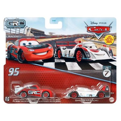 Blixten McQueen GRC, Shu Todoroki GRC - Disney Bilar (skadad förpackning)