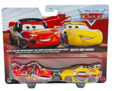 2-pack McQueen headset (team chef), Cruz Ramirez - Disney cars 3