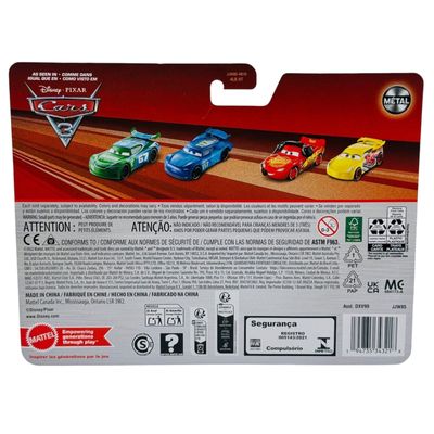 2-pack McQueen headset (team chef), Cruz Ramirez - Disney cars 3