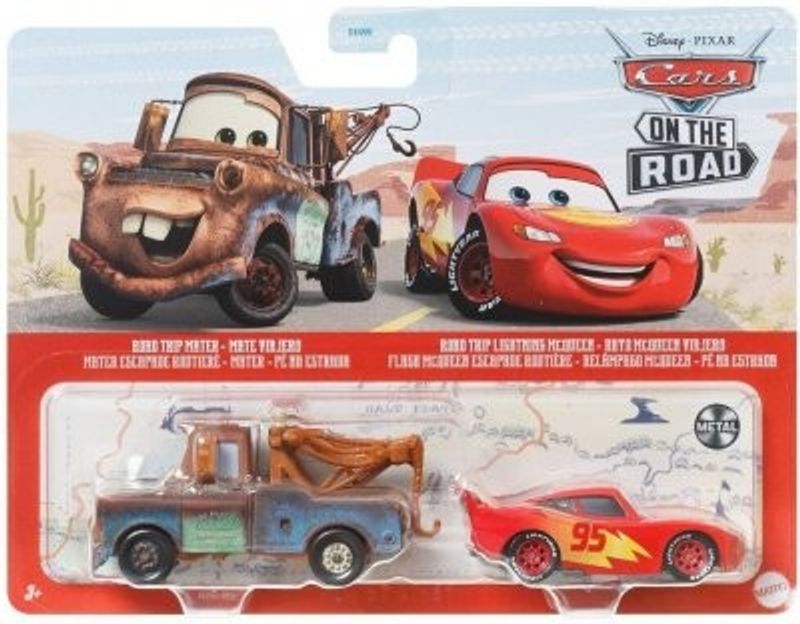 2-pack Bärgarn, Blixten McQueen - Road Trip / På väg