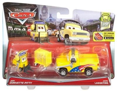 Jeff Gorvette depå chef + depå truck - Cars 2