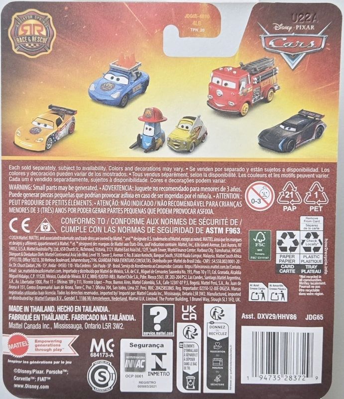 Morgan Martins (Amulance) Race & rescue - Disney Cars