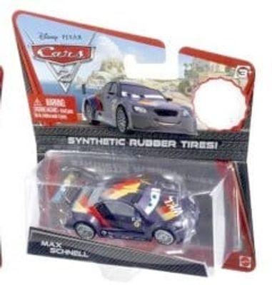 Max Schnell nr 4 gummi däck - Cars 2