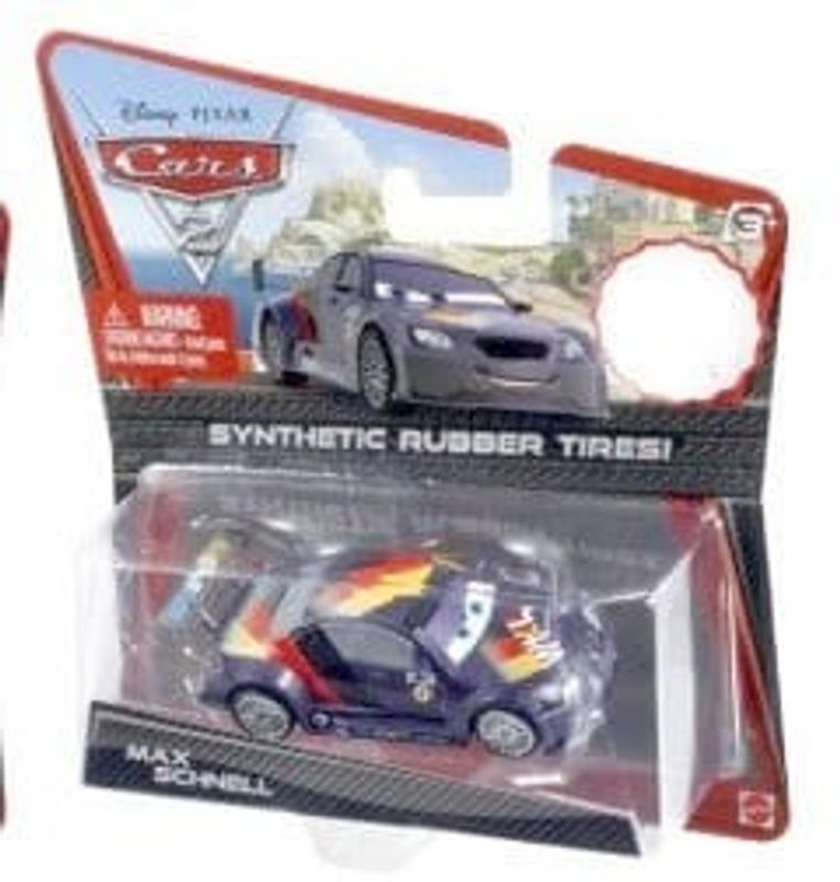 Max Schnell nr 4 gummi däck - Cars 2
