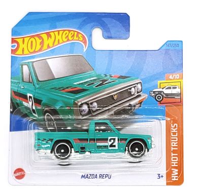 Mazda Repu grön/blå - Hot Wheels 1:64