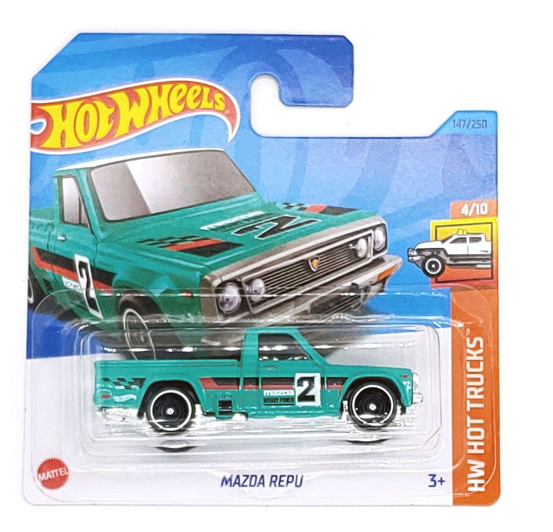Mazda Repu grön/blå - Hot Wheels 1:64