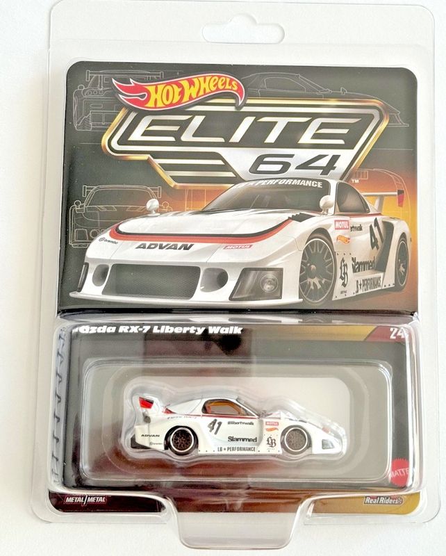 Mazda RX-7 Liberty Walk - Hot Wheels Elite64 1:64