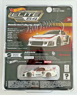 Mazda RX-7 Liberty Walk - Hot Wheels Elite64 1:64