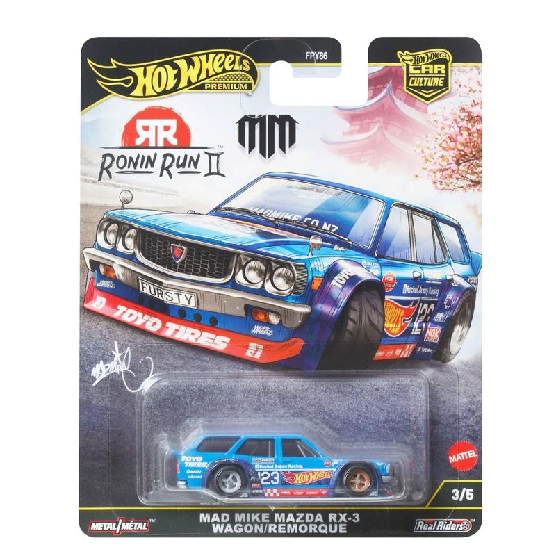 Mazda RX-3 Wagon Mad Mike - Hot Wheels Ronin Run 1:64