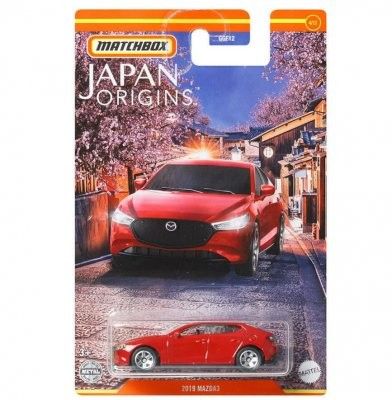 Mazda 3 2019 röd - Matchbox 1:64