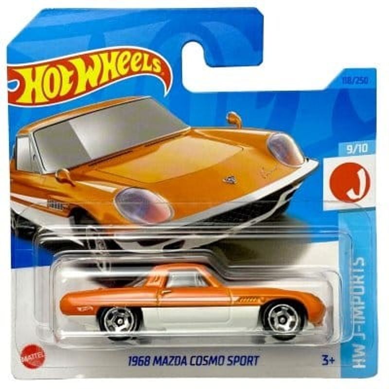 Mazda Cosmo Sport 1968 orange/vit - Hot Wheels 1:64