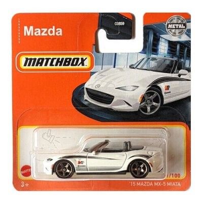 Mazda MX-5 Miata 2015 vit - Matchbox 1:64
