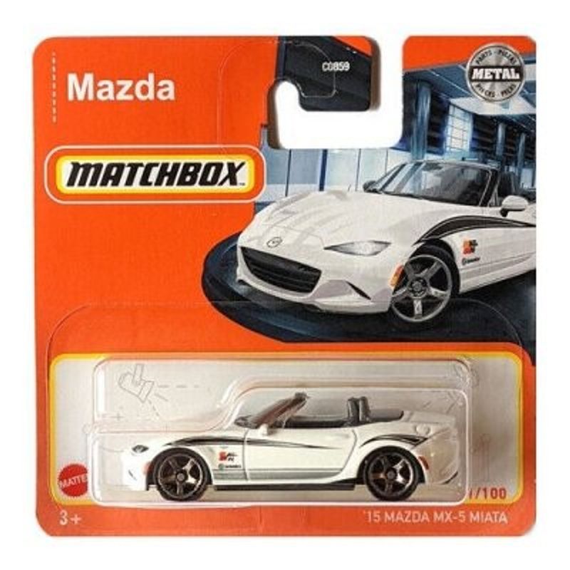 Mazda MX-5 Miata 2015 vit - Matchbox 1:64