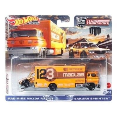 Mazda RX3 GT Mad Mike & Sakura Spinter - Hot Wheels 1:64