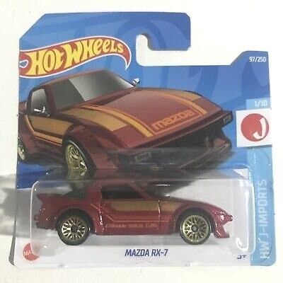Mazda RX-7 röd - Hot Wheels 1:64