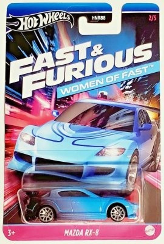 Mazda RX-8 blå Fast & Furious - Hot Wheels 1:64